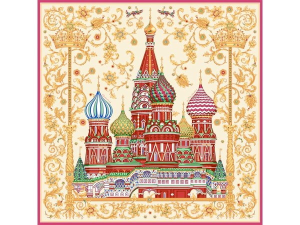 Платок «Собор Василия Блаженного» - Платок «Собор Василия Блаженного»