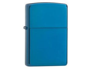 зажигалка zippo classic с покрытием sapphire™