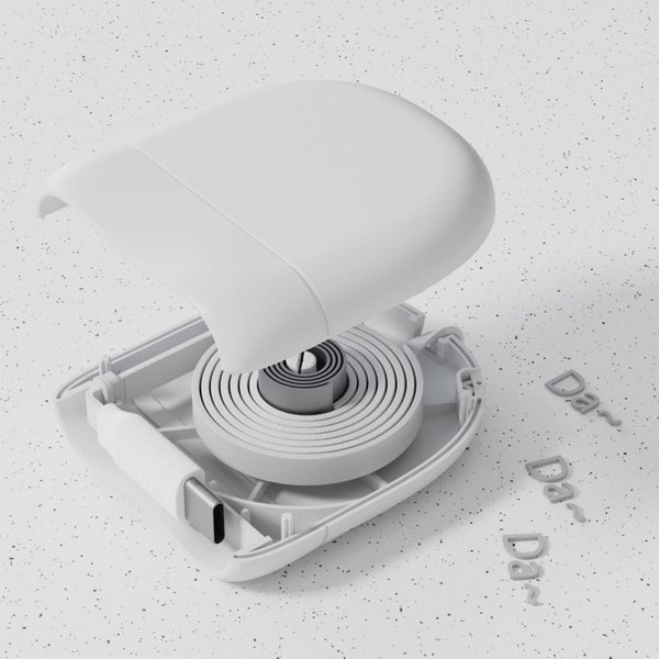 Кабель Xoopar ICE-R с ретрактором 2 в 1, разъёмы USB-C и Lightning, 60 Вт - Кабель Xoopar ICE-R с ретрактором 2 в 1, разъёмы USB-C и Lightning, 60 Вт