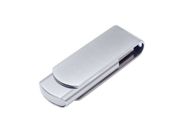USB 2.0- флешка на 512 Мб матовая поворотная - USB 2.0- флешка на 512 Мб матовая поворотная