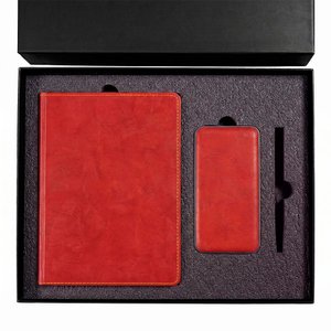 набор подарочный ember: ежедневник и power bank в коробке с ложементом