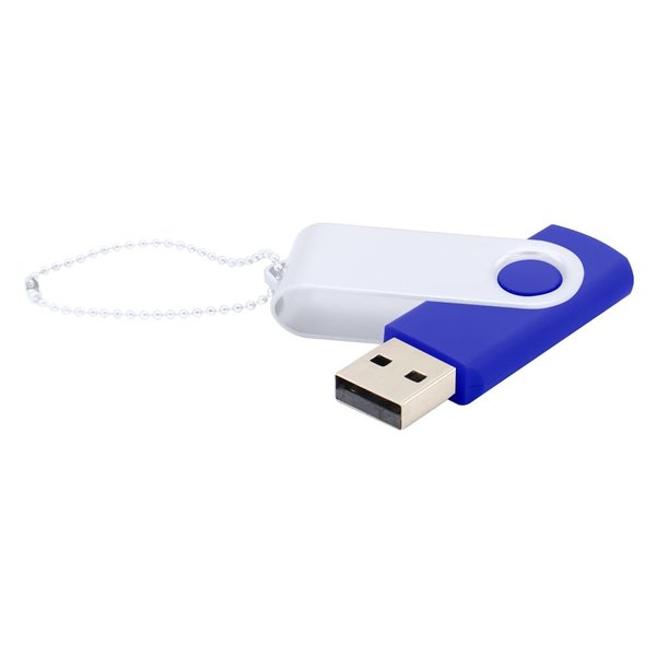 Флешка Designer To Go 2.0 USB 16Gb - Флешка Designer To Go 2.0 USB 16Gb, синий/белый