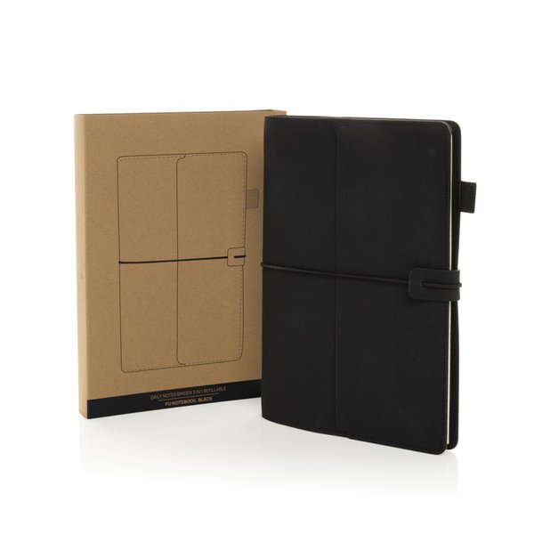 Многофункциональный блокнот Daily Notes Binder 3 в 1 в обложке из PU, А5 - Многофункциональный блокнот Daily Notes Binder 3 в 1 в обложке из PU, А5