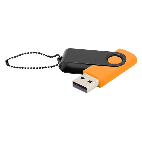 Флешка Designer To Go 2.0 USB 16Gb - Флешка Designer To Go 2.0 USB 16Gb, оранжевый/черный