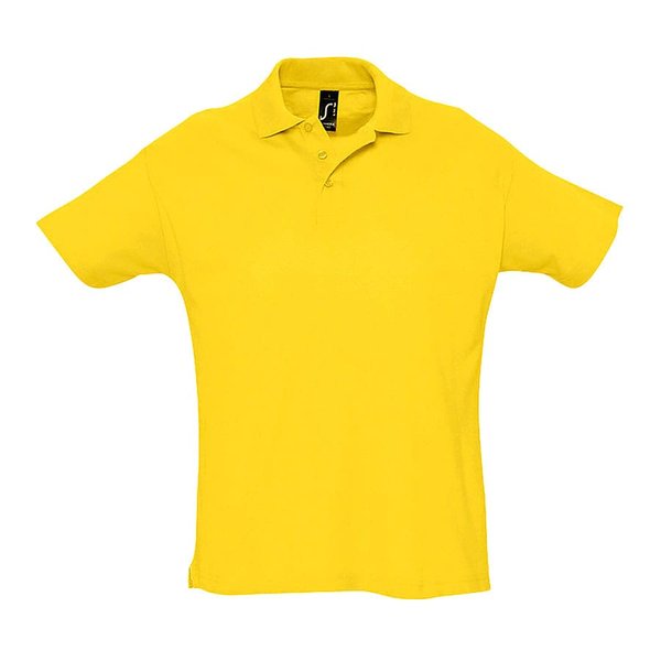 Рубашка поло мужская SUMMER II 170 - Рубашка поло мужская SUMMER II, жёлтый, 2XL, 100% хлопок, 170 г/м2