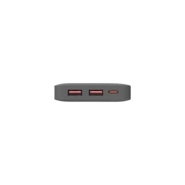 Внешний аккумулятор с подсветкой Анкор Плюс PD (Ancor PD Plus) 10000 mAh, серый