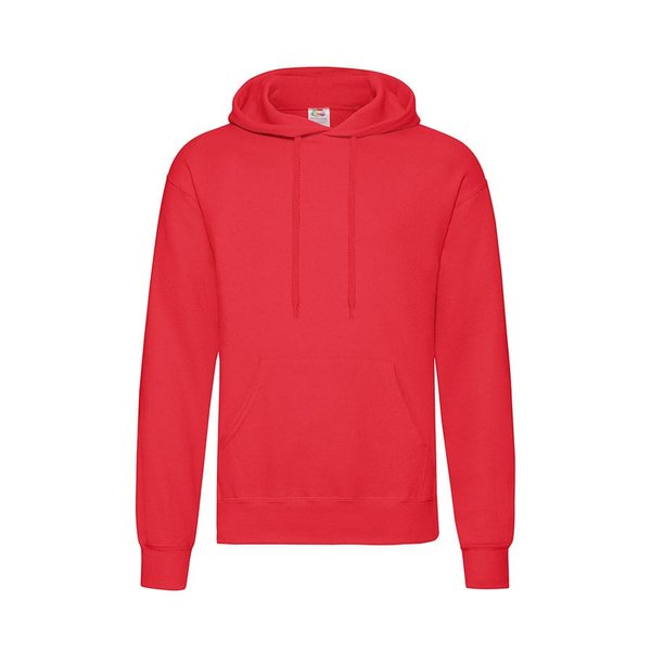Толстовка с начесом CLASSIC HOODED SWEAT 280 - Толстовка мужская "Hooded Sweat", красный_XL, 80% х/б, 20% п/э, 280 г/м2