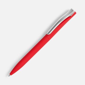 ручка шариковая pin soft touch, красная