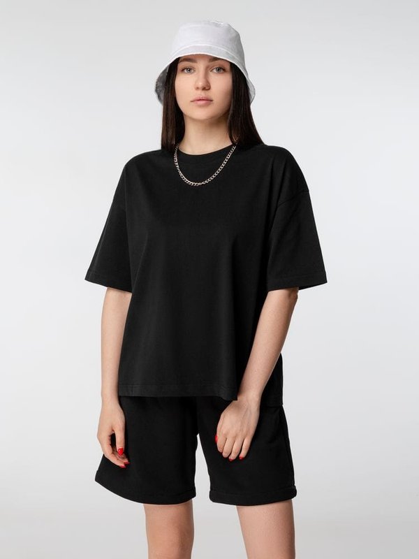 Футболка оверсайз женская Boxy Women, синяя (джинс)