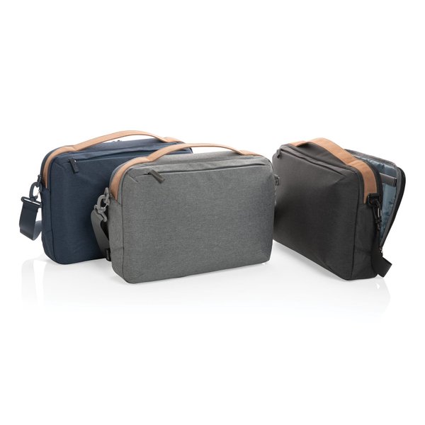 Двухцветная сумка Impact из RPET AWARE™ для ноутбука 15.6" - Двухцветная сумка Impact из RPET AWARE™ для ноутбука 15.6"