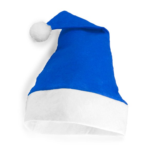 Рождественская шапка SANTA, синяя - Рождественская шапка SANTA, синяя