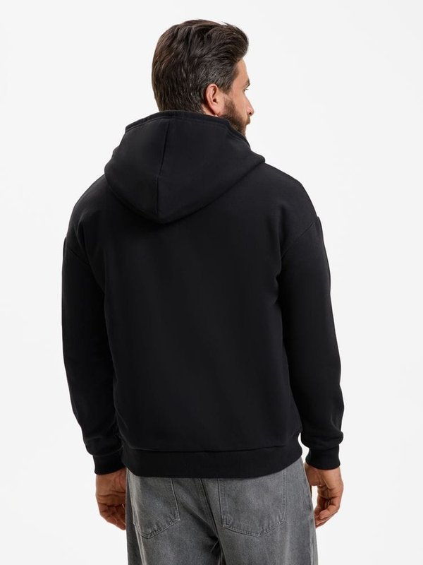 Толстовка унисекс оверсайз Sartoro, черная