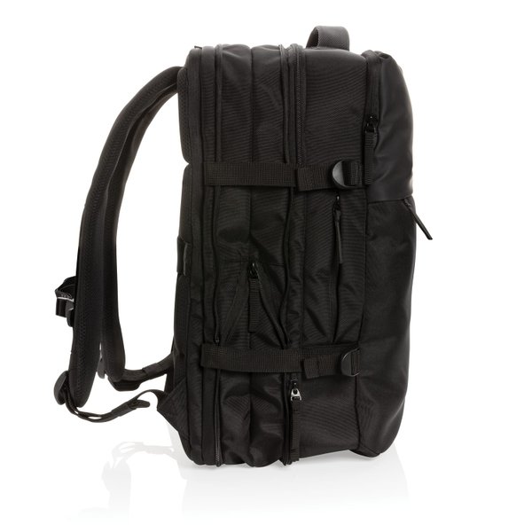 Рюкзак для путешествий Swiss Peak из rPET AWARE™ с регулируемым объемом, 15.6" - Рюкзак для путешествий Swiss Peak из rPET AWARE™ с регулируемым объемом, 15.6"