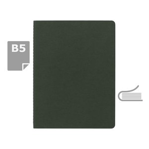 блокнот moleskine cahier примерно b5.