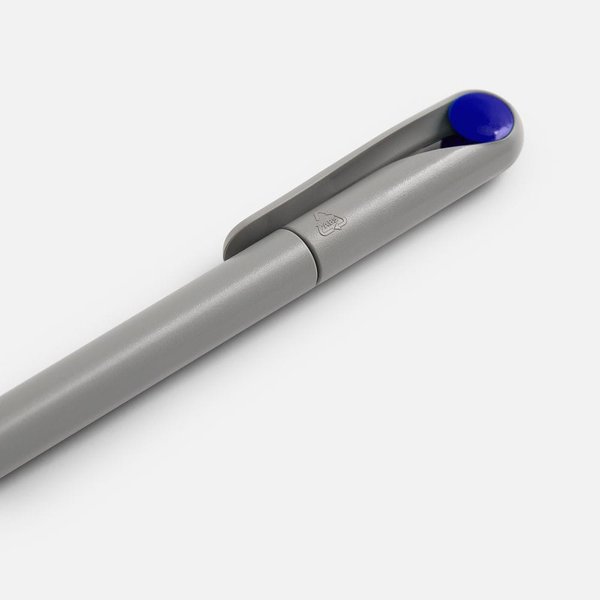 Ручка шариковая Prodir DS1 TMM Dot, серая с синим