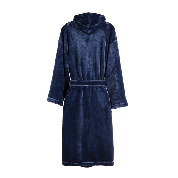 Банный халат VINGA Louis из rPET GRS, S-M, унисекс, 350 г/м² - Банный халат VINGA Louis из rPET GRS, S-M, унисекс, 350 г/м²