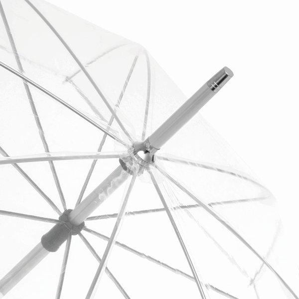 Прозрачный зонт-трость PANORAMIX, прозрачный - Прозрачный зонт-трость PANORAMIX, прозрачный