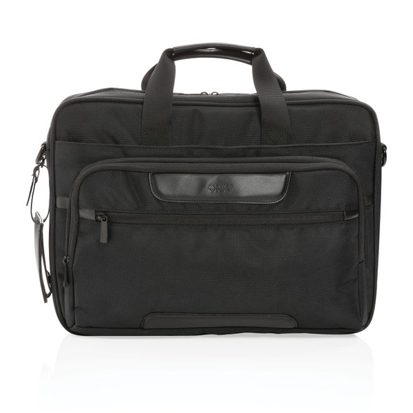 Сумка для ноутбука Swiss Peak Voyager из RPET AWARE™, 15,6" - Сумка для ноутбука Swiss Peak Voyager из RPET AWARE™, 15,6"