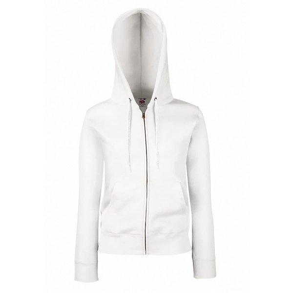 Толстовка женская "Lady-Fit Hooded Sweat Jacket" - Толстовка "Lady-Fit Hooded Sweat Jacket", белый_XS, 75% х/б, 25% п/э, 280 г/м2