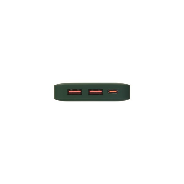 Внешний аккумулятор с подсветкой Анкор Плюс PD (Ancor PD Plus) 10000 mAh, зеленый
