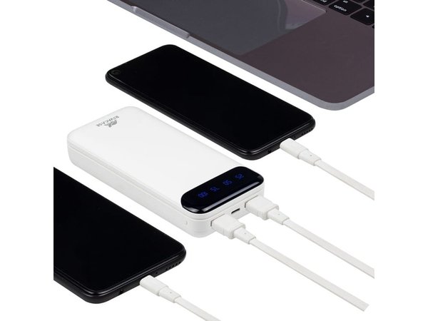 Внешний аккумулятор с дисплеем VA2280, 20000 mAh - Внешний аккумулятор с дисплеем VA2280, 20000 mAh