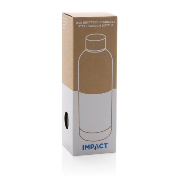 Термобутылка Impact из переработанной нержавеющей стали RCS, 500 мл - Термобутылка Impact из переработанной нержавеющей стали RCS, 500 мл