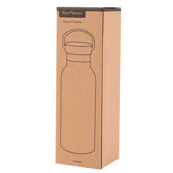 Термос для напитков ECO FLAVOUR с изоляцией, черный - Термос для напитков ECO FLAVOUR с изоляцией, черный