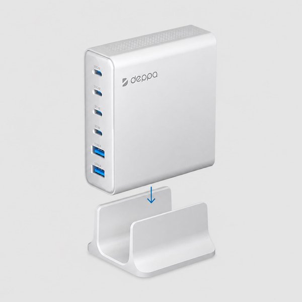 Зарядная станция 4xUSB Type-C, 2xUSB, PD, QC, 160Вт - Зарядная станция 4xUSB Type-C, 2xUSB, PD, QC, 160Вт