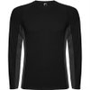 Спортивная футболка SHANGHAI L/S мужская, ЧЕРНЫЙ/ТЕМНЫЙ ГРАФИТ S