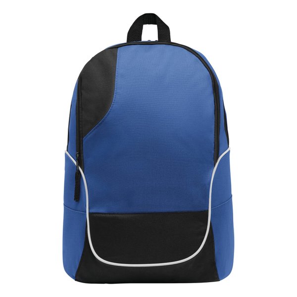Рюкзак CURVE, черный, синий - Рюкзак CURVE, черный, синий