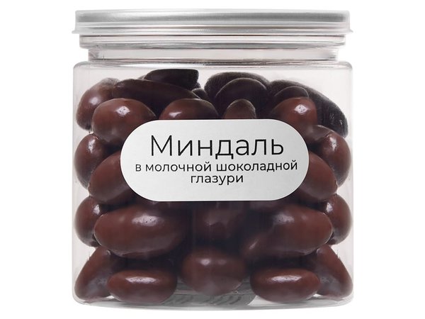 Миндаль в молочной шоколадной глазури «Glazura», 140 гр - Миндаль в молочной шоколадной глазури «Glazura», 140 гр