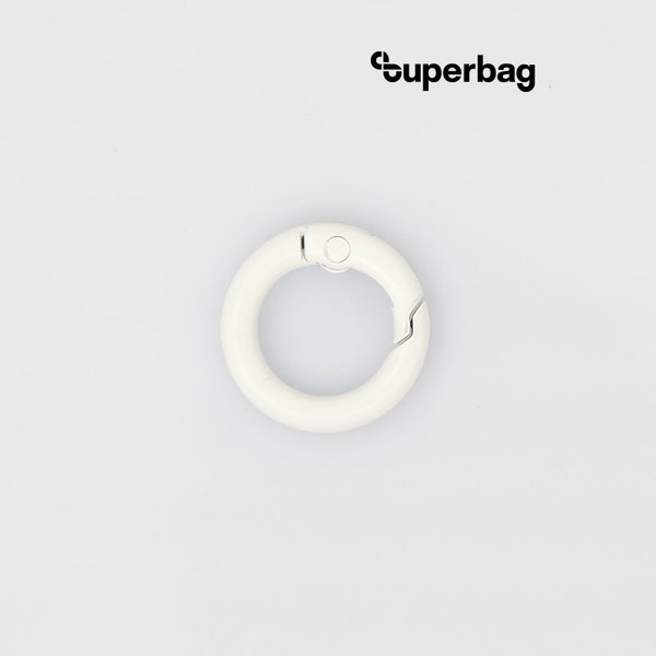 Карабин-кольцо Ring для обвеса, d=2см - Карабин-кольцо Ring для обвеса, d=2см (белый)