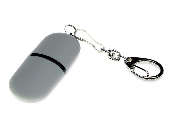 USB 2.0- флешка «Goutte Soft-touch» на 128 Гб каплевидной формы - USB 2.0- флешка «Goutte Soft-touch» на 128 Гб каплевидной формы