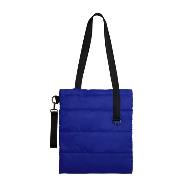 Шоппер Superbag Bubble New, стёганый, со скрытой магнитной кнопкой - Шоппер Superbag Bubble New, стёганый, со скрытой магнитной кнопкой (синий с чёрным)
