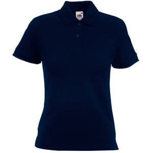 Поло женское POLO LADY-FIT 210 - Поло "Lady-Fit Polo", глубокий темно-синий_XS, 97% х/б, 3% эластан, 220 г/м2
