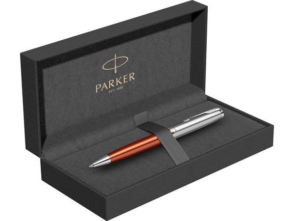Ручка шариковая Parker «Sonnet Essentials Orange SB Steel CT» - Ручка шариковая Parker «Sonnet Essentials Orange SB Steel CT»