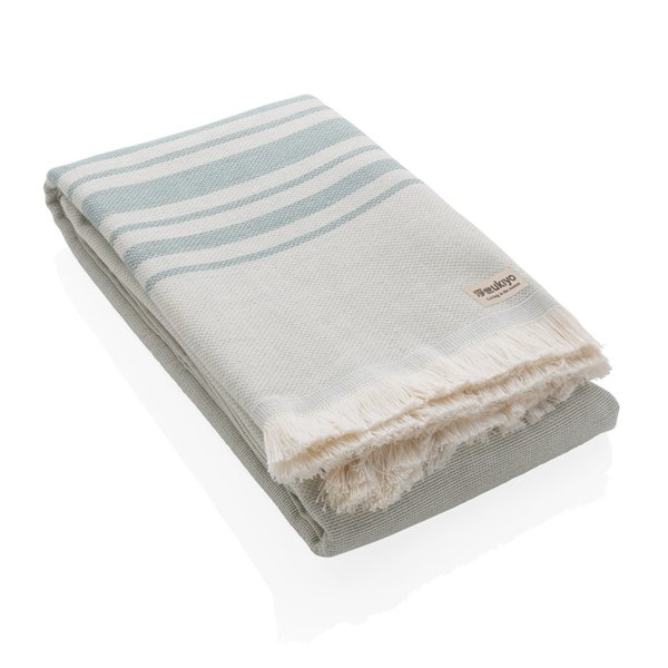 Накидка Ukiyo Yumiko из переработанного хлопка AWARE™, 100x180 см - Накидка Ukiyo Yumiko из переработанного хлопка AWARE™, 100x180 см