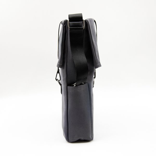 Шоппер Superbag Companion, с тремя отделениями, боковым креплением (карабин) и карманом - Шоппер Superbag Companion, с тремя отделениями, боковым креплением (карабин) и карманом (серый с черным)
