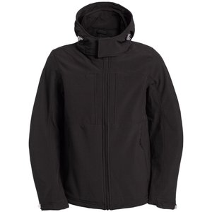 куртка мужская hooded softshell черная