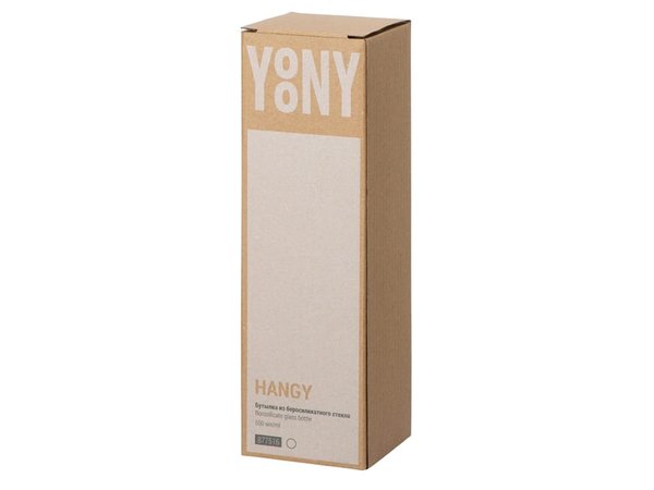 Бутылка из боросиликатного стекла «Hangy», 550 мл - Бутылка из боросиликатного стекла «Hangy», 550 мл