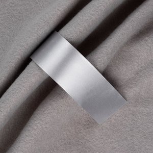 лента сатиновая satin 35 xxl, серая, 250 см