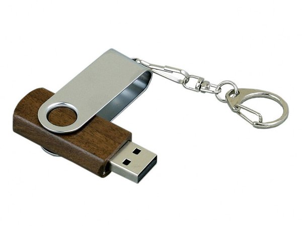 USB 2.0- флешка промо на 4 Гб с поворотным механизмом - USB 2.0- флешка промо на 4 Гб с поворотным механизмом