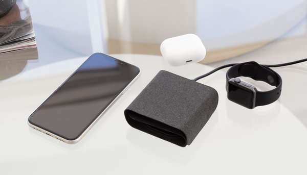 Складная беспроводная (15W) зарядная станция "Magic Case" с MagSafe для смартфона, часов и наушников - Складная беспроводная (15W) зарядная станция "Magic Case" с MagSafe для смартфона, часов и наушников черный