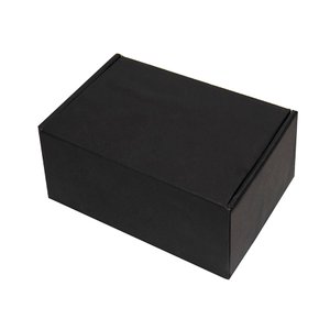 коробка подарочная с ложементом, размер 20,5х13,5х8,5 см, картон, самосборная, черная