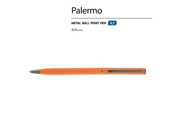 Ручка металлическая шариковая «Palermo», софт-тач - Ручка металлическая шариковая «Palermo», софт-тач