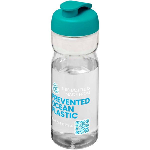 Спортивная бутылка H2O Active® Eco Base 650 мл с откидной крышкой - Спортивная бутылка H2O Active® Eco Base 650 мл с откидной крышкой
