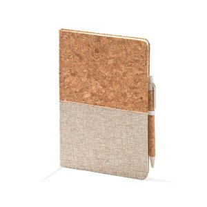 блокнот а5 robin в твёрдом переплёте с ручкой