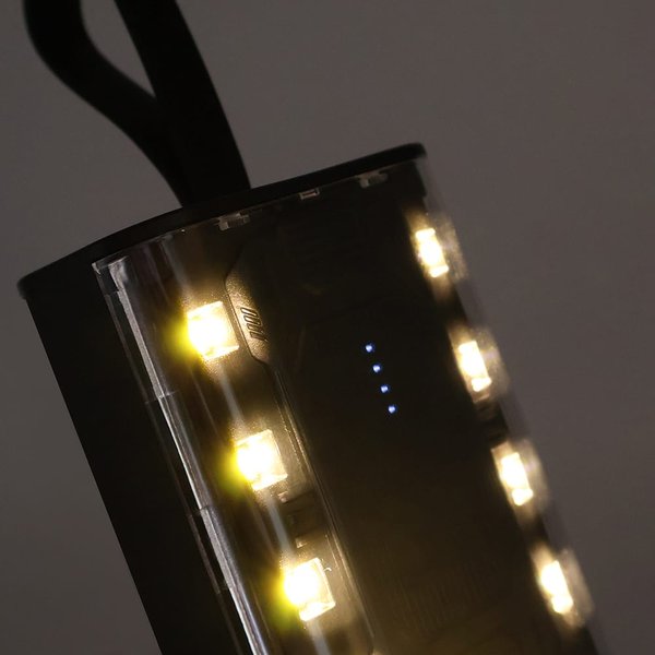 Внешний аккумулятор Courage, 5000 Mah, черный - Внешний аккумулятор Courage, 5000 Mah, черный