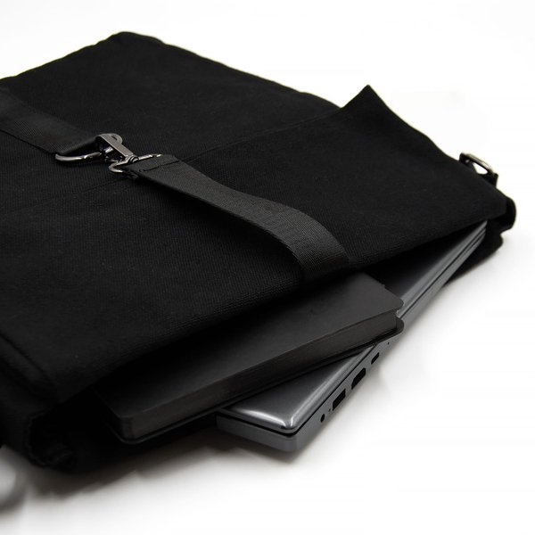 Шоппер Superbag Companion, с тремя отделениями, боковым креплением (карабин) и карманом - Шоппер Superbag Companion, с тремя отделениями, боковым креплением (карабин) и карманом (черный)