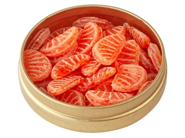 Карамель леденцовая со вкусом апельсина в банке - Карамель леденцовая со вкусом апельсина в банке